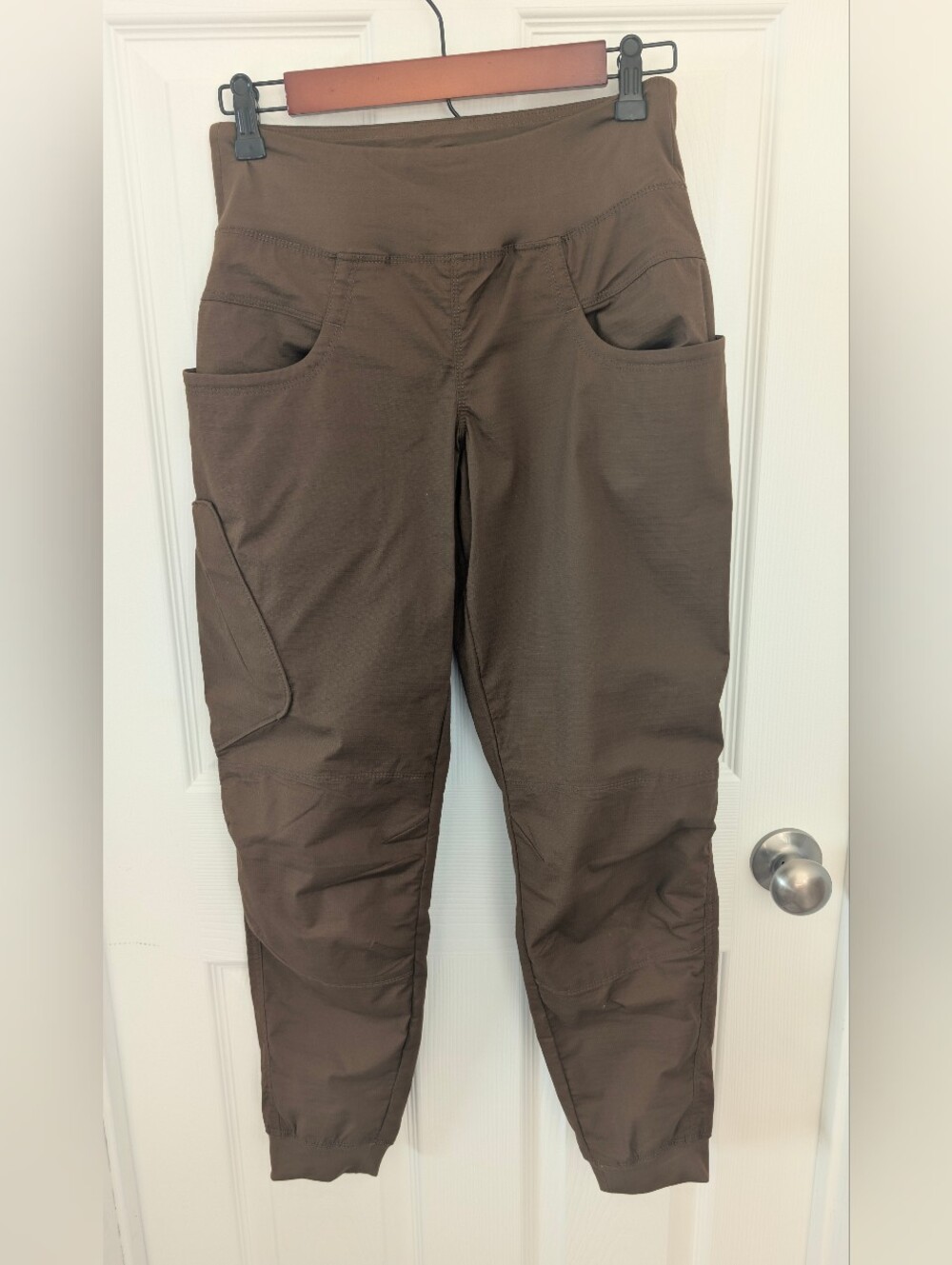 Prana Kanab Ripstop Deep Brown/Green Utility Joggers
